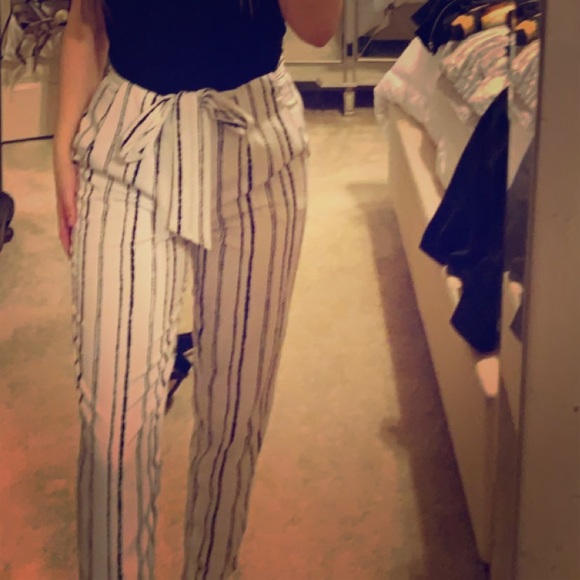 Black and white stripped pants - Picture 1 of 1